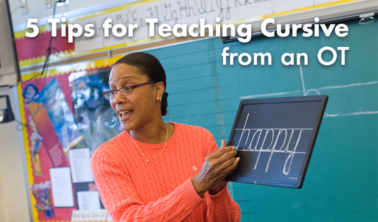 5 Tips for Teaching Cursive from an OT