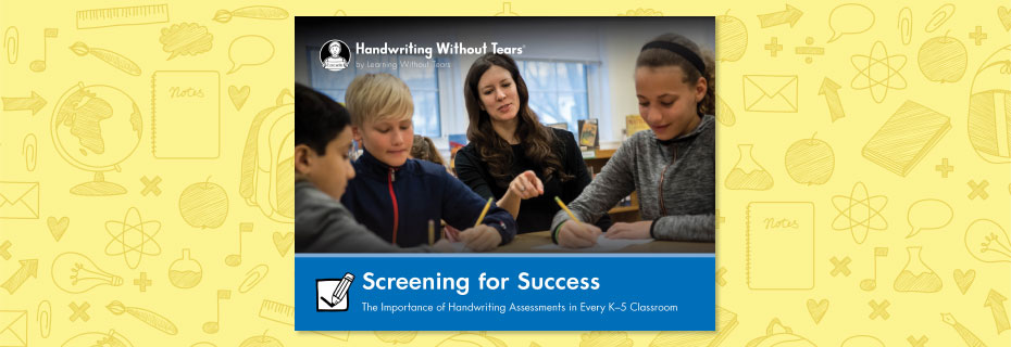 Learning Without Tears®  Handwriting Without Tears® Program