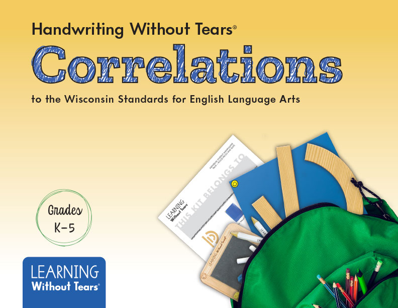 Handwriting Without Tears Curriculum Overviews for Grades K-5