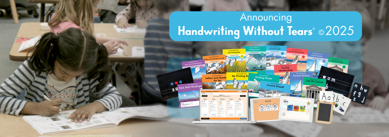 Handwriting Without Tears 1st Grade Printing Bundle - Includes My Printing  Book Student Workbook, Teacher's Guide, Writing Journal B, Pencils for