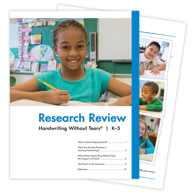 review research handwriting without tears Tears: Handwriting Review Research   Learning Without