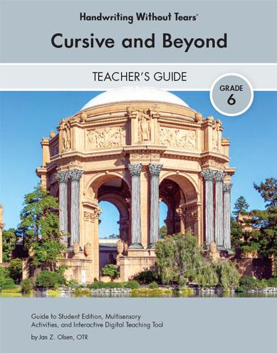 Cursive and Beyond Teacher Guide cover